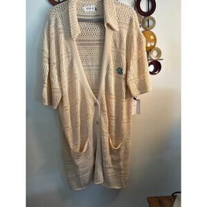 Honor the Gift xl women’s beige cardigan cachet sweater